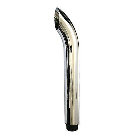 Aftermarket Chrome Exhaust Stack with Bend JDS635